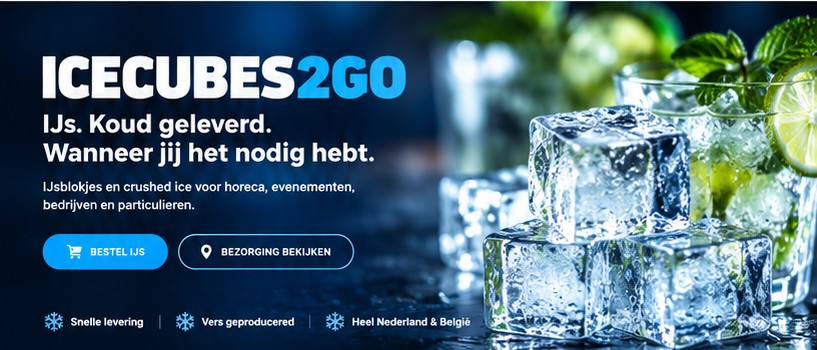 IJsblokjes en cocktail